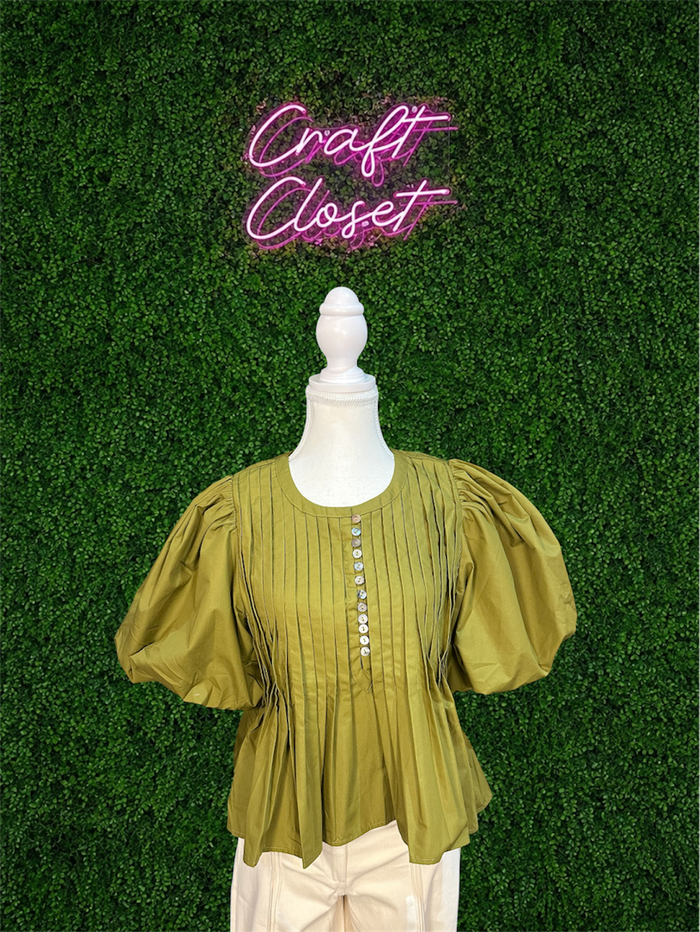 ENTRO Top In Martini Olive