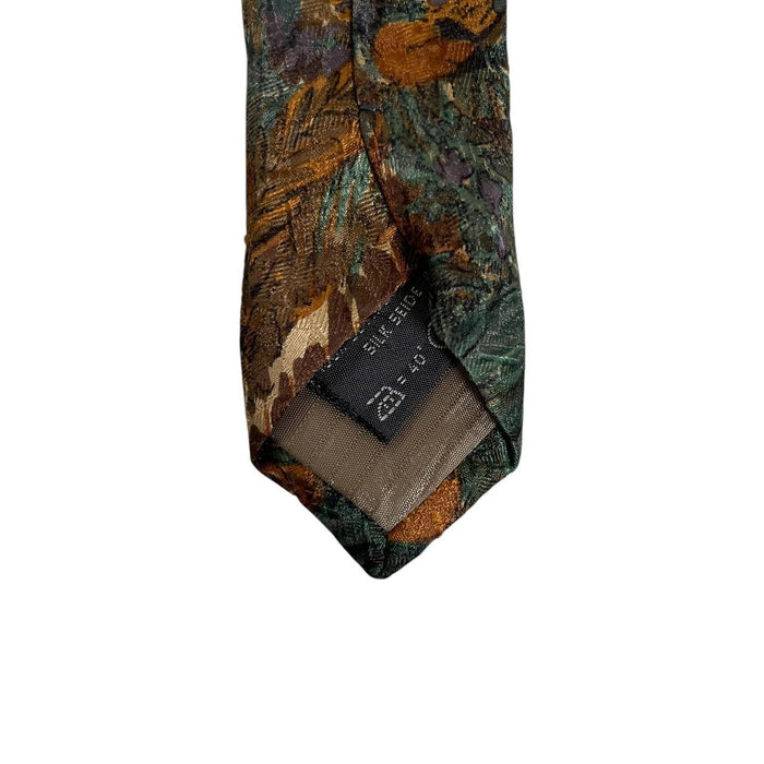 Ermenegildo Zegna Multicoloured Floral Silk Tie