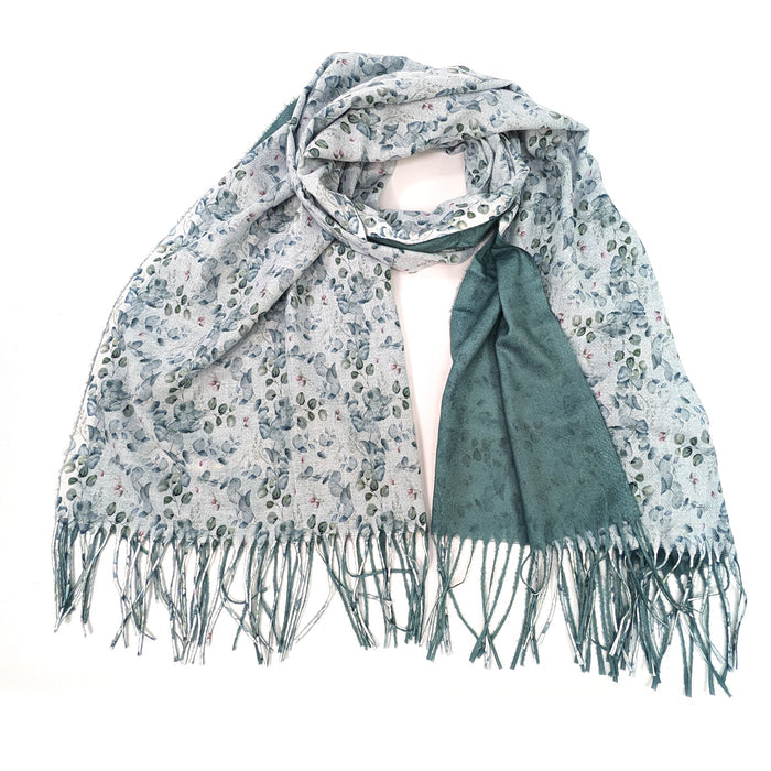 Eucalyptus Pashmina Scarf (70x180cm) - Exclusive Design - Sage Green