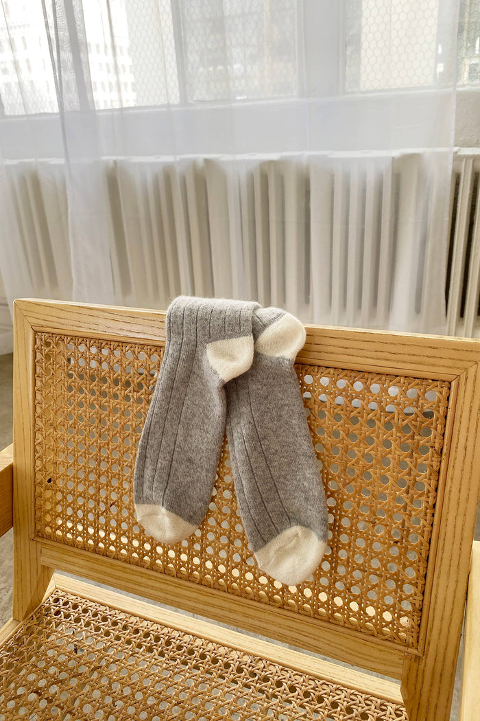 Extended Cashmere Classic Socks - Navy