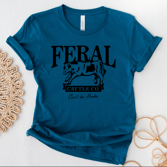 Feral Cattle Co Black Ink - Bella Canvas T-Shirt