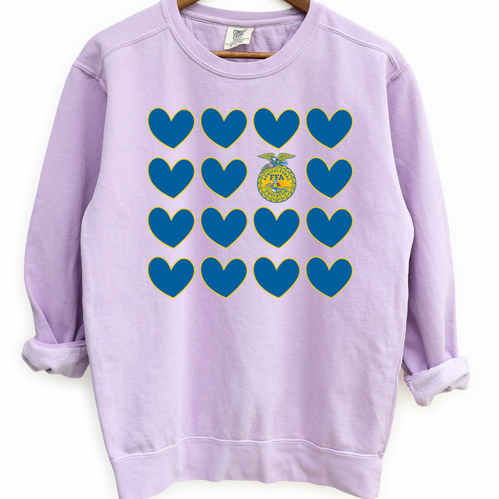 FFA Emblem Multiple Hearts– Crewneck