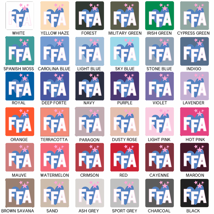 FFA Heart Stars– Crewneck