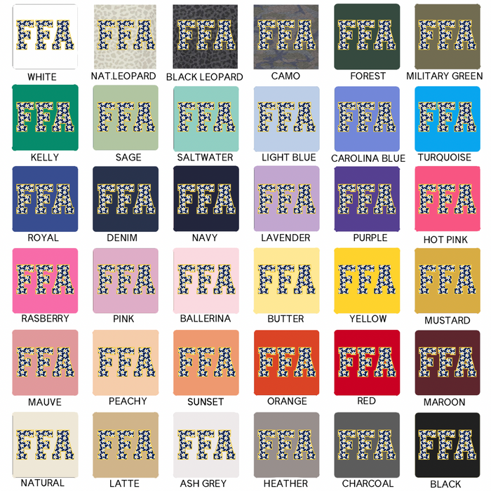 FFA Navy Daisy– Infant/Toddler/Youth