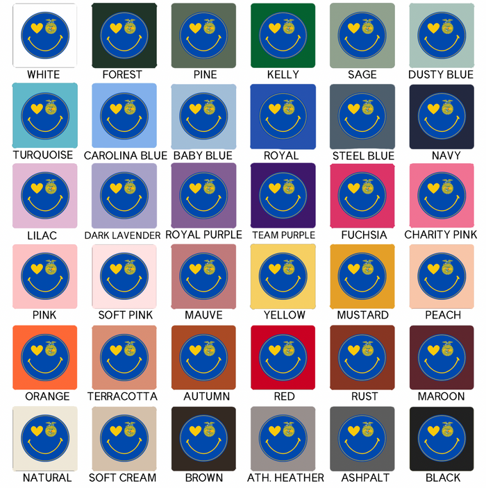 FFA Smiley- Bella Canvas T-Shirt