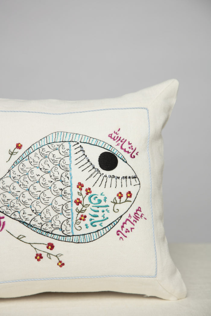 Fish Motif Cushion