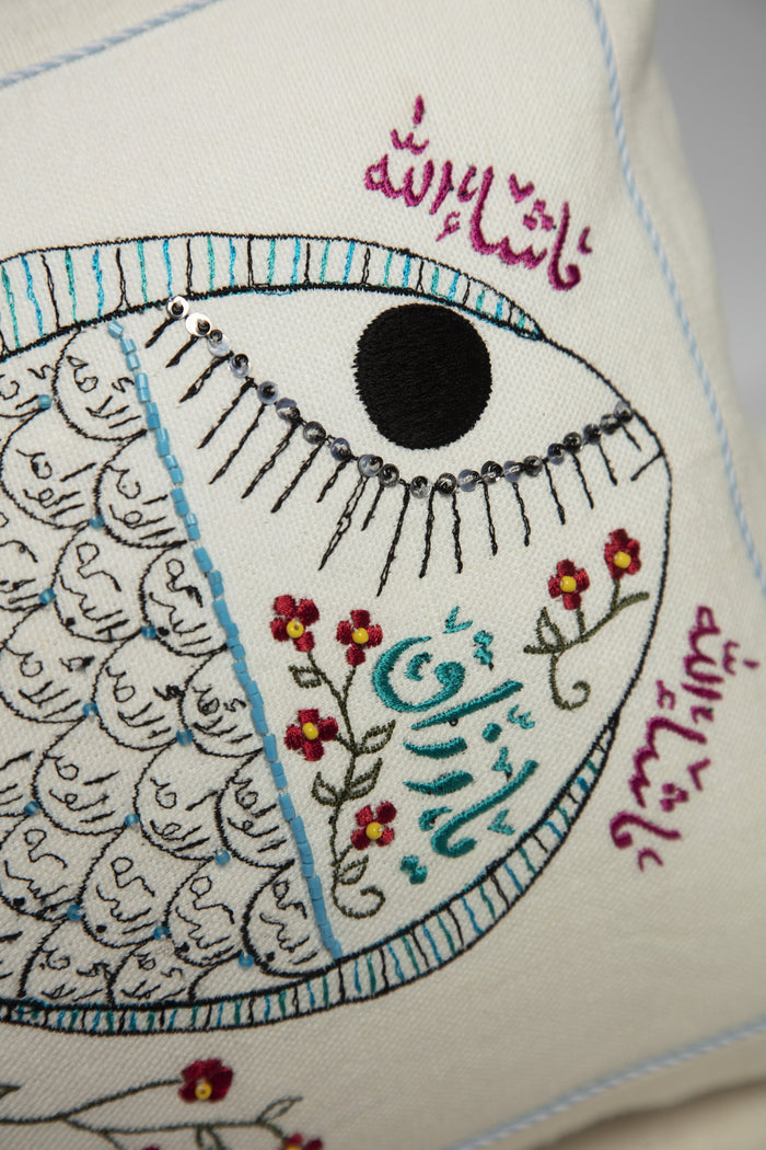 Fish Motif Cushion