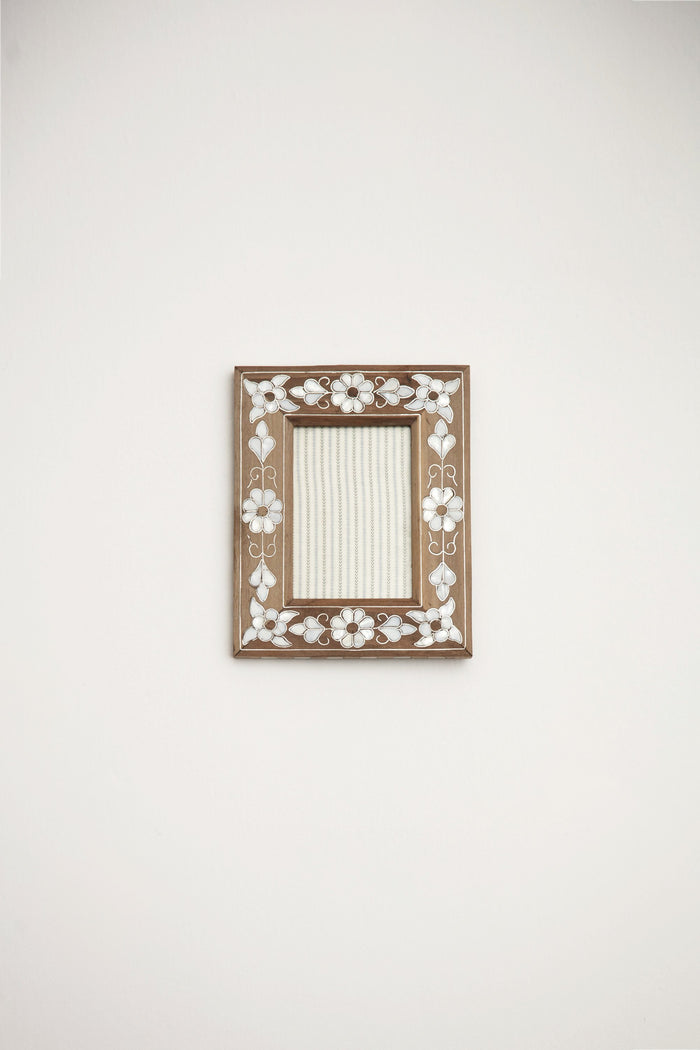 Flower Mother Of Pearl Picture Frame