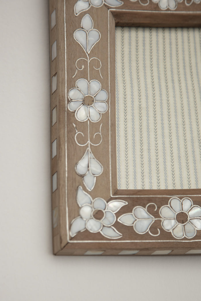 Flower Mother Of Pearl Picture Frame