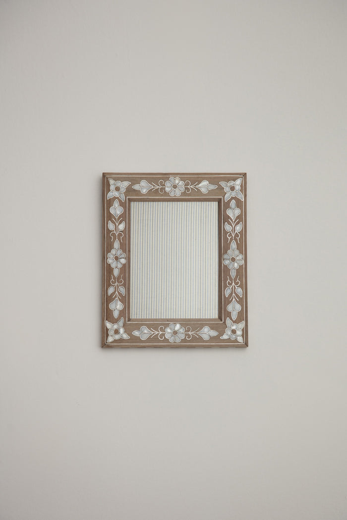 Flower Mother Of Pearl Picture Frame