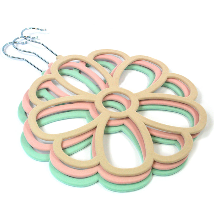 flower scarf hanger