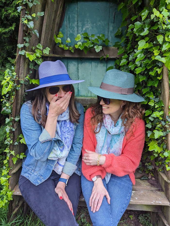 Forest Green Panama Folding Hat (57cm)