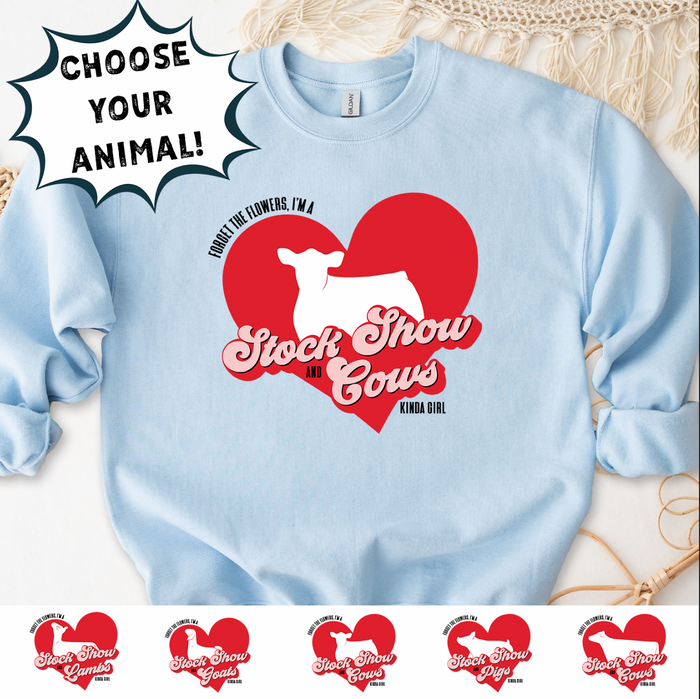 FORGET THE FLOWERS - CHOOSE YOUR ANIMAL – Crewneck