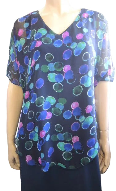 Formation Chiffon Overlay Dress
