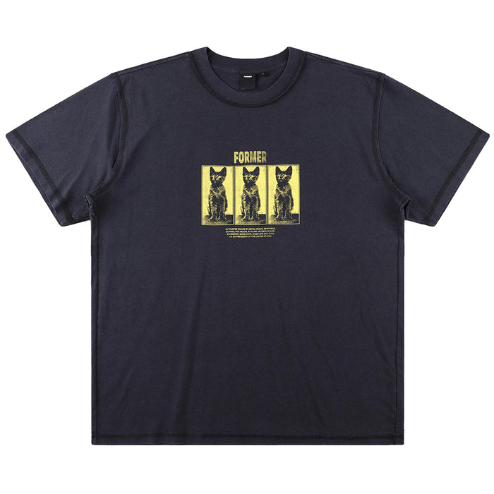 Former Vet T-Shirt Washed Black Pure Boardshop