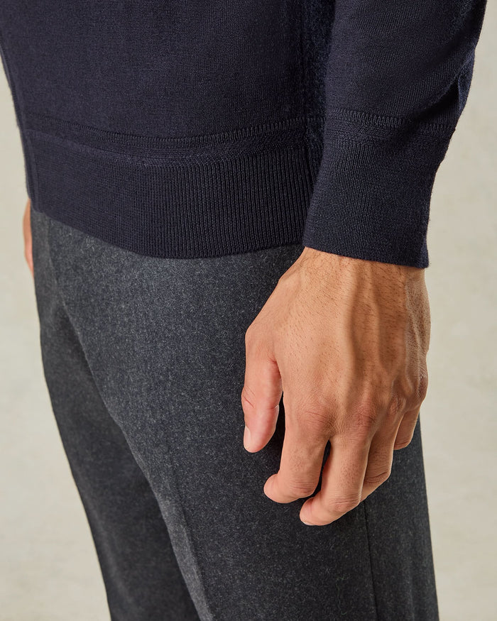 Fraser Ultrafine Merino Wool Full Zip Jumper