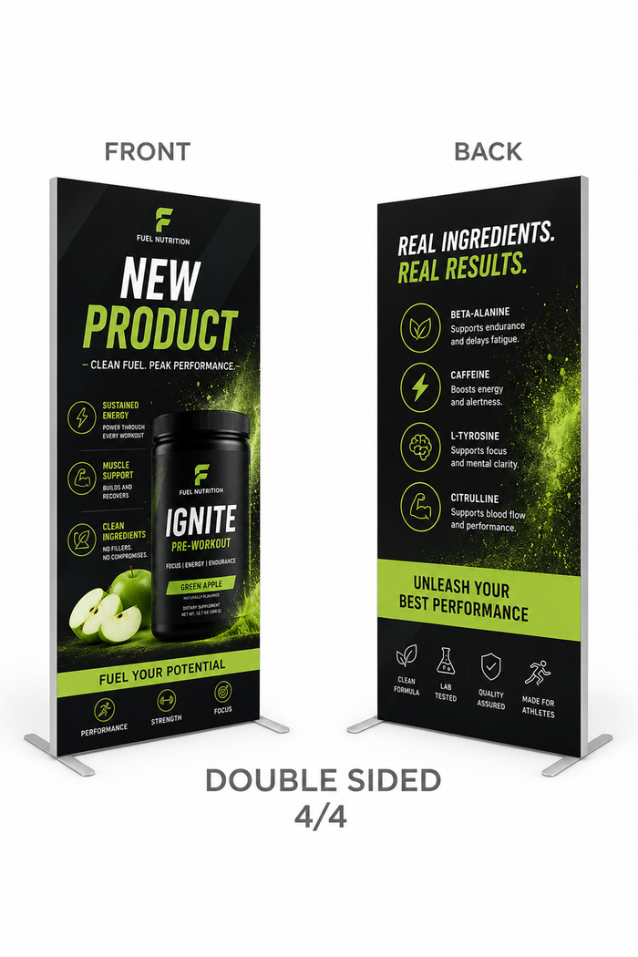 Freestanding SEG Frame Displays - 36'', 48'', 60''
