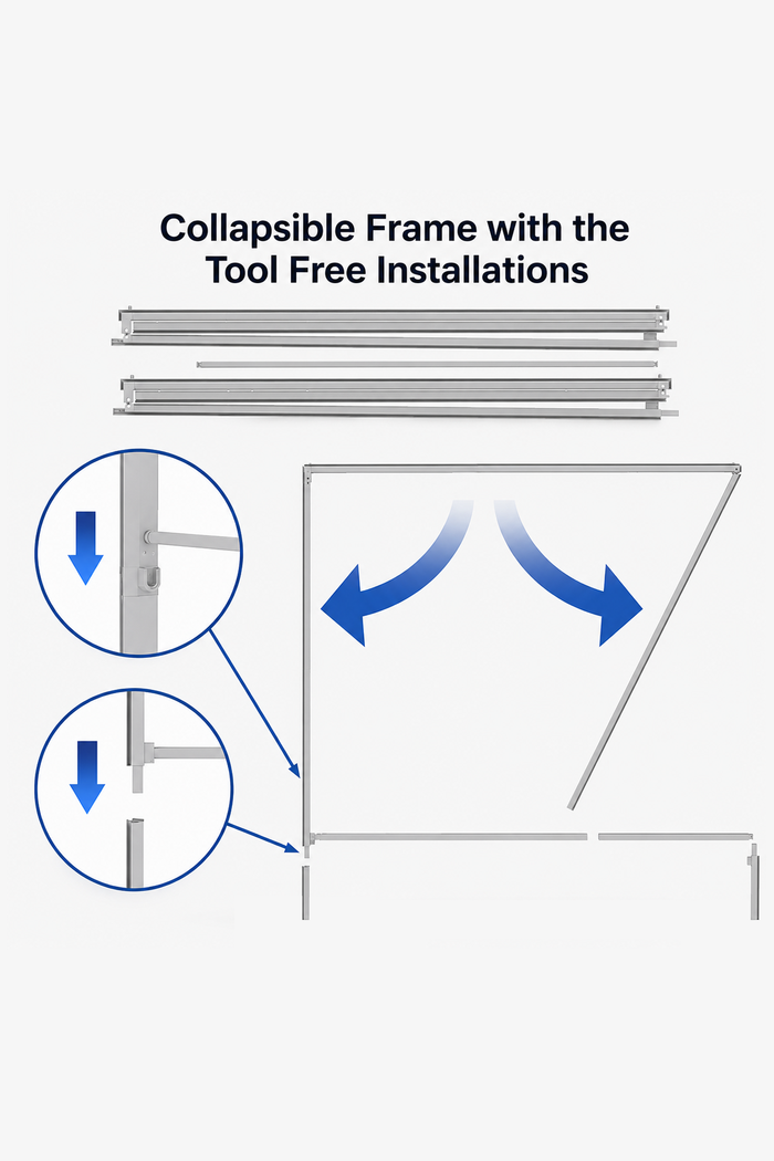 Freestanding SEG Frame Displays - 36'', 48'', 60''