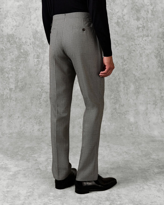Fyler Wool Puppytooth Morning Trousers