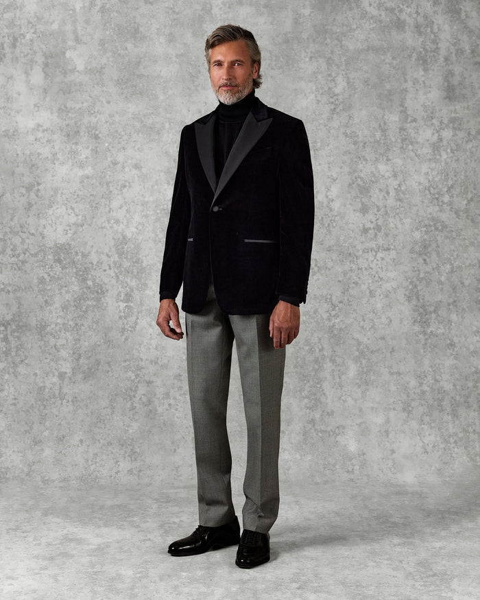 Fyler Wool Puppytooth Morning Trousers