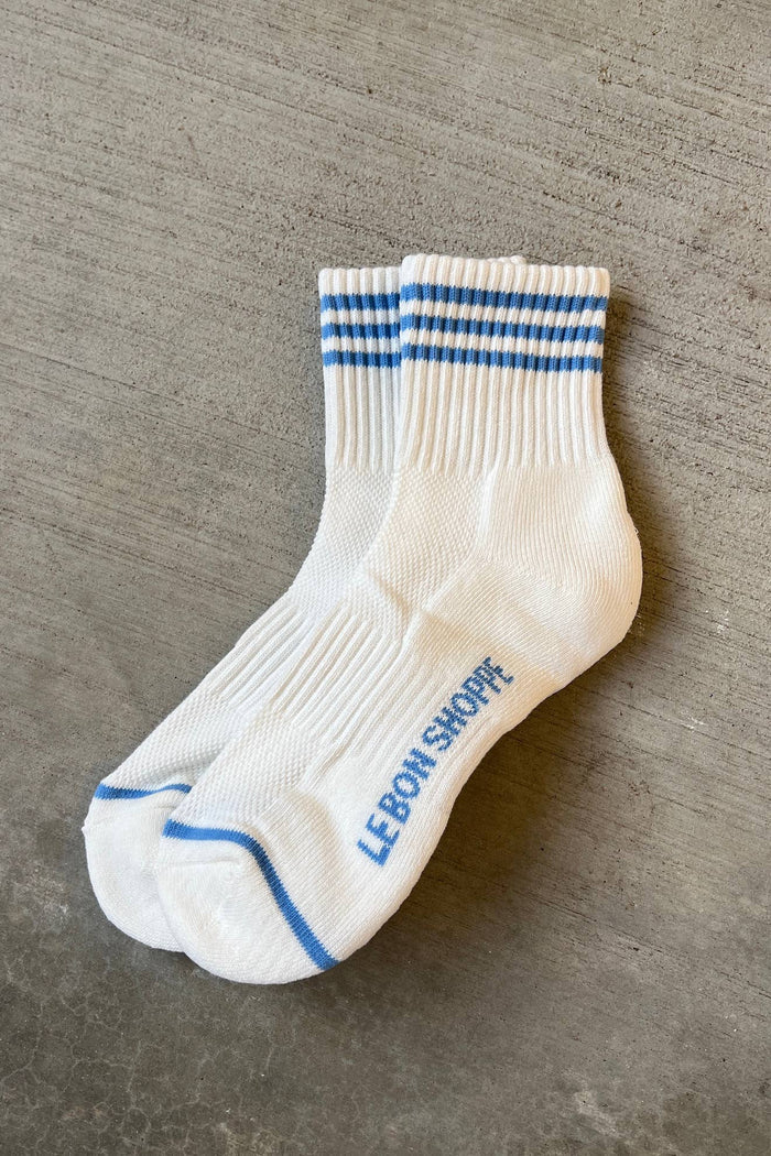 Girlfriend Socks - Bright Grey