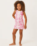 Lilly Pulitzer - Girls Mini Wister Dress - Cherry Blossom Pink Fleur De Lilly