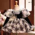 Gorgeous O-Neck Applique Flower Girl Dress Long Sleeves J814