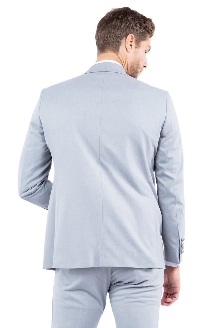 Gray Zegarie Notch Lapel Tuxedo Jacket For Men MJT364-04 - Giorgio's Menswear