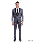 Gray/Black Suit For Men Formal Suits For All Ocassions - Giorgio's Menswear