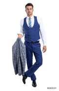 Gray/Blue Suit For Men Formal Suits For All Ocassions - Giorgio's Menswear