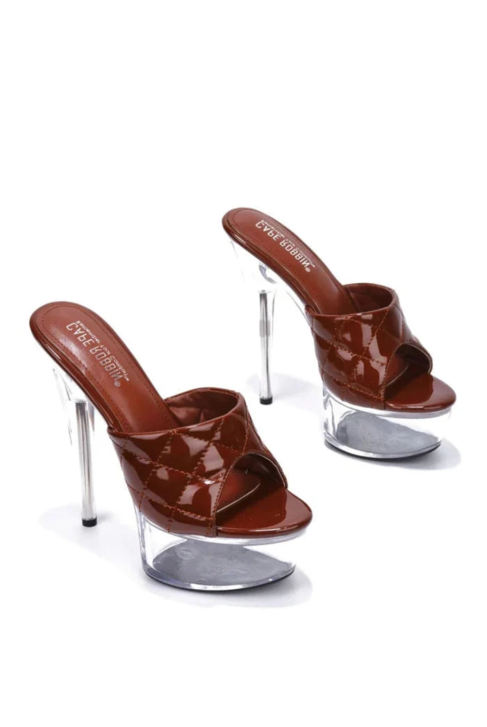 Hainey.....Slip On Platform Heels Cape Robbin Shoes