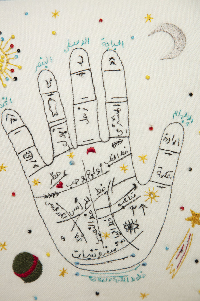 Hand Motif Cushion