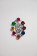 Hand with Colored Flowers