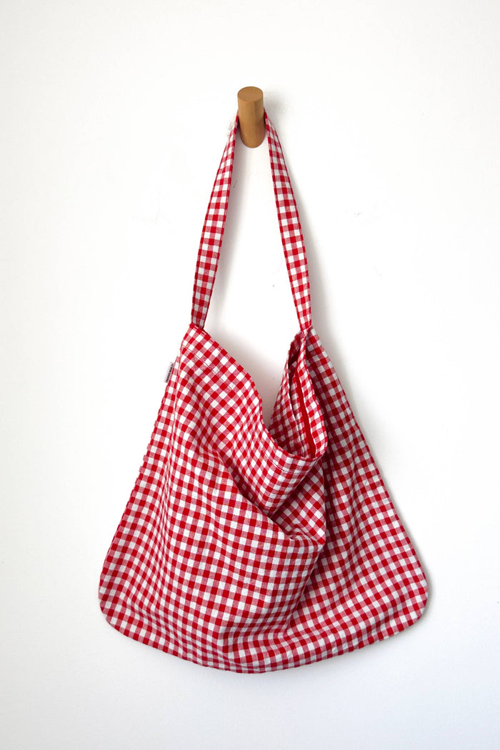 Happy Carry Bag - Red Gingham