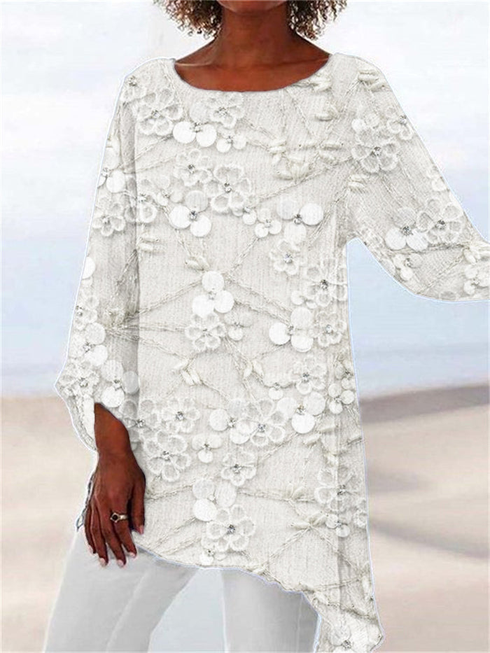 Harper™ - Crystal Bloom Print Top