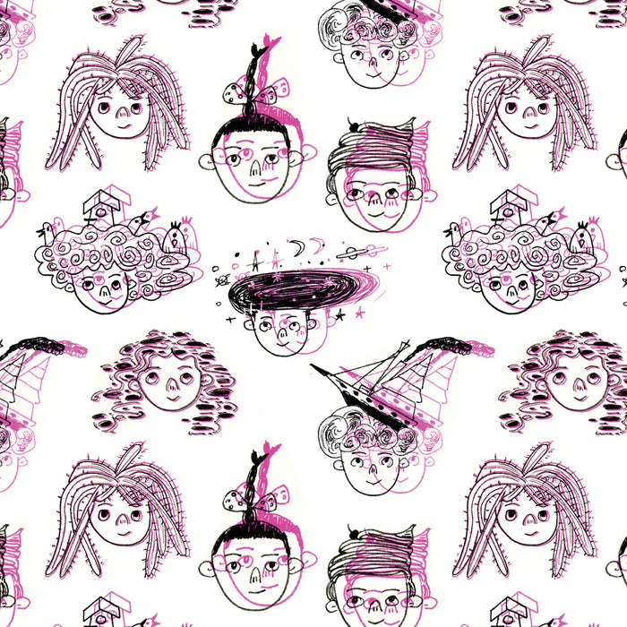 Helen Chau: 'Hair Piece' Gift Wrap Sheets