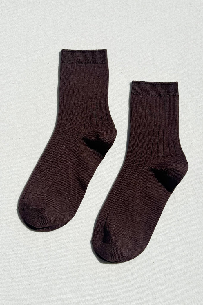 Her Socks - Eggplant