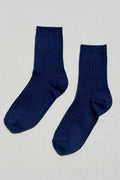 Her Socks - Modal Lurex - Sapphire Glitter