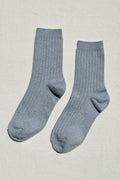 Her Socks Modal Lurex - Morning Mist