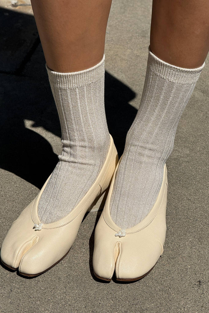 Her Socks Modal Lurex - Sparkling Rose