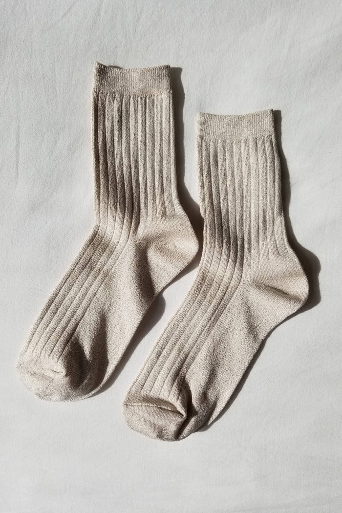 Her Socks Modal Lurex - Sparkling Rose