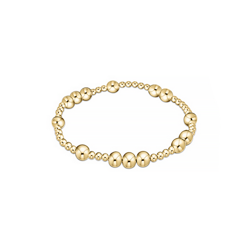 Hope Unwritten 6mm Bead Bracelet Gold