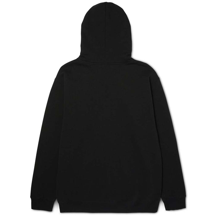 HUF Classic Logo Zip Hoodie black pure boardshop