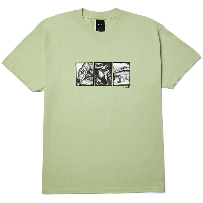 HUF Fossil Fuels T-Shirt Cucumber Pure Boardshop