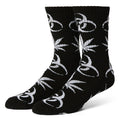 HUF Sector Plantlife Socks Black Pure Boardshop