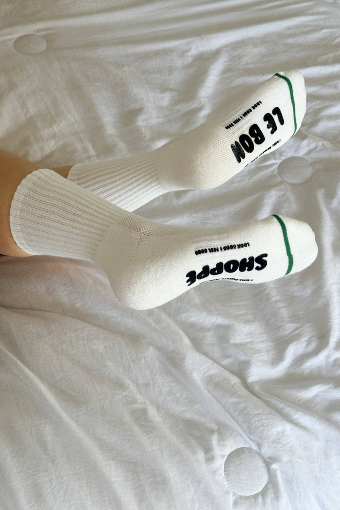 Hugger Socks - Kelly/Black