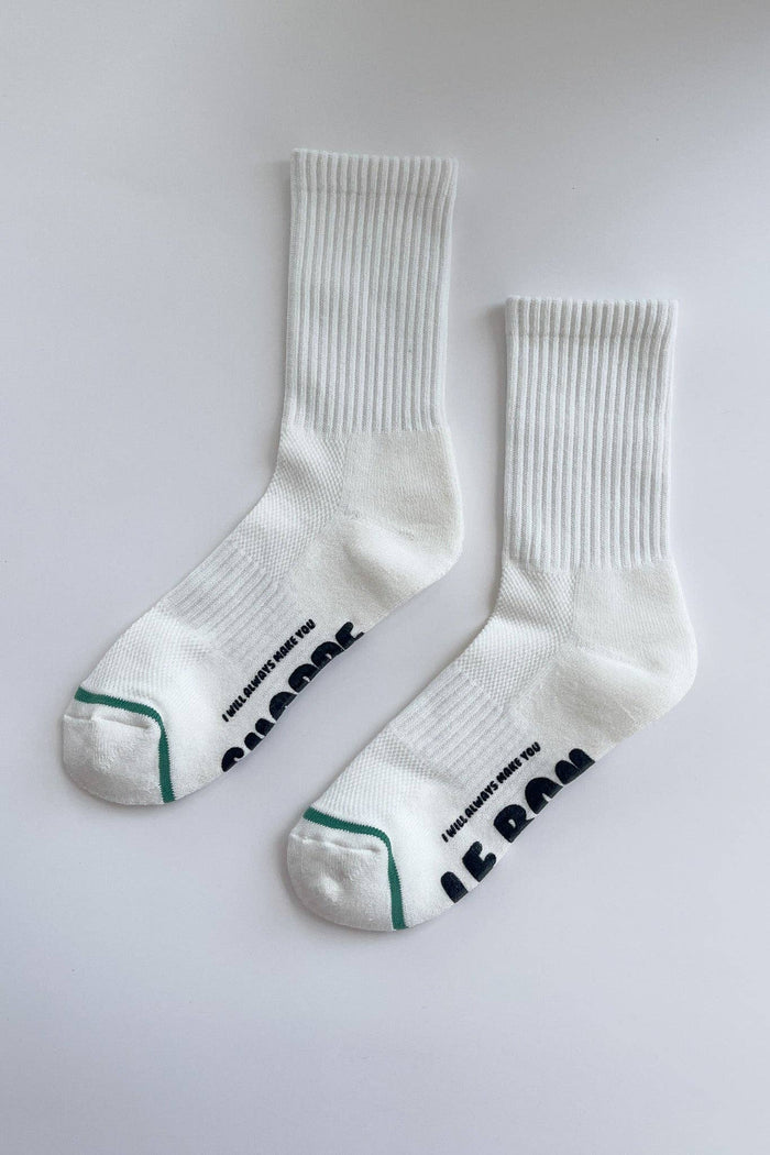 Hugger Socks - Kelly/Black