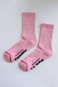 Hugger Socks - Pink/Back