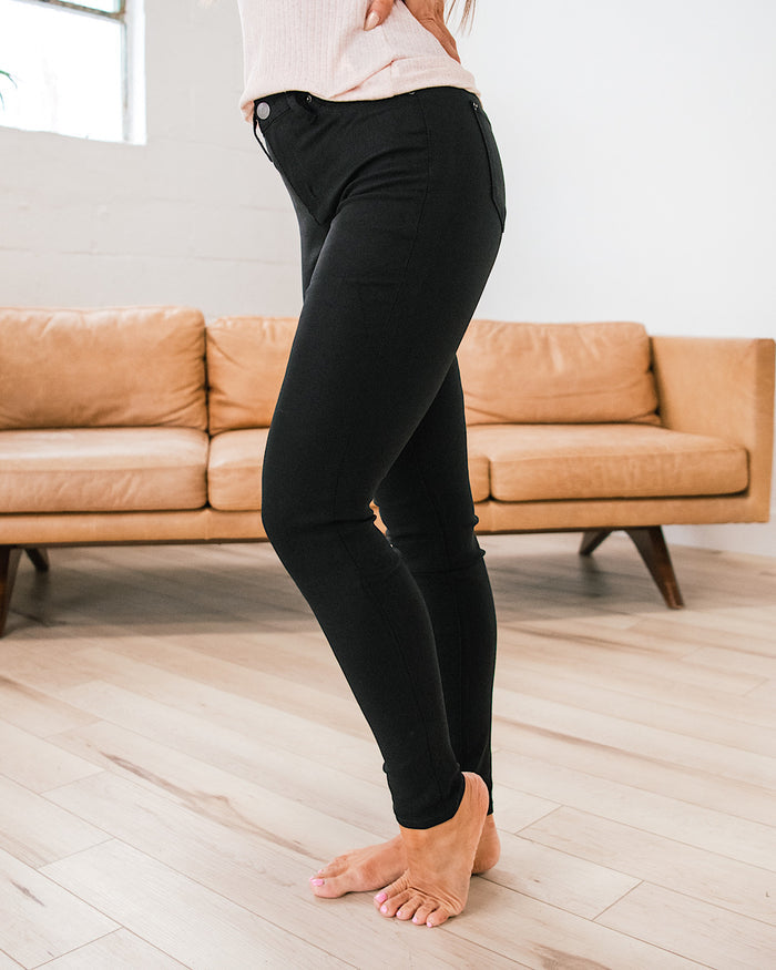 Hyperstretch Skinny Jeans - Black  YMI