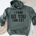 I Farm So You Can Eat Black Ink - Hoodie